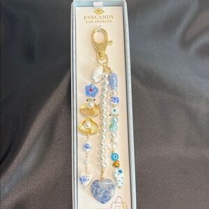 Eye Candy | Heart & Ocean Motif Bag Charm